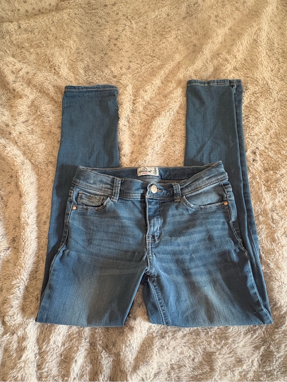 Jordache Girls Dark Blue Skinny Jeans